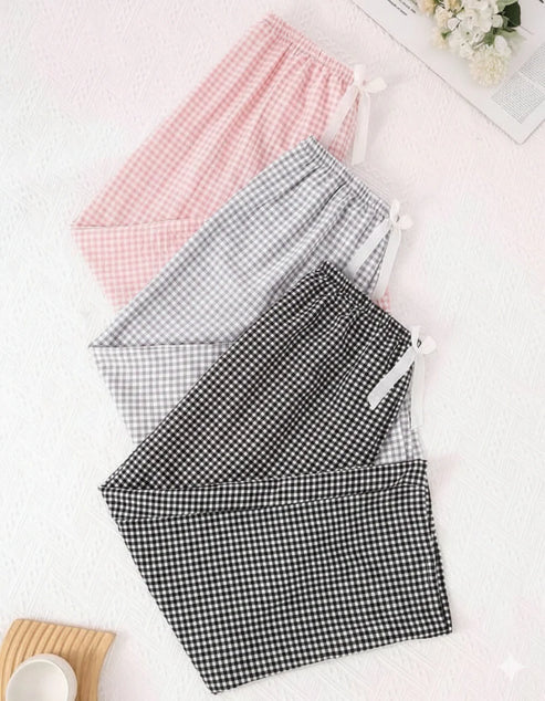 Pack of 3 Small Check Printed Plazo Set For Her