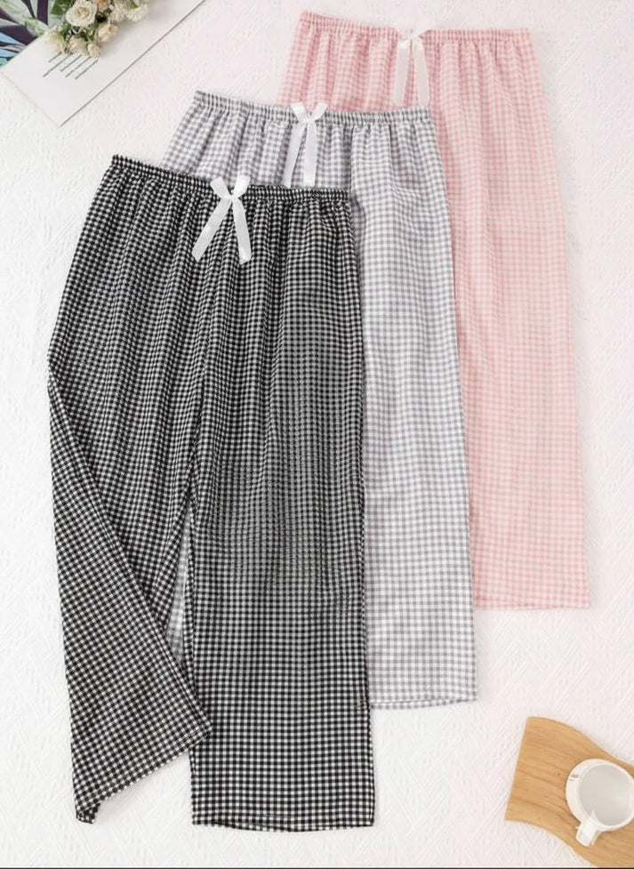 Pack of 3 Small Check Printed Plazo Set For Her