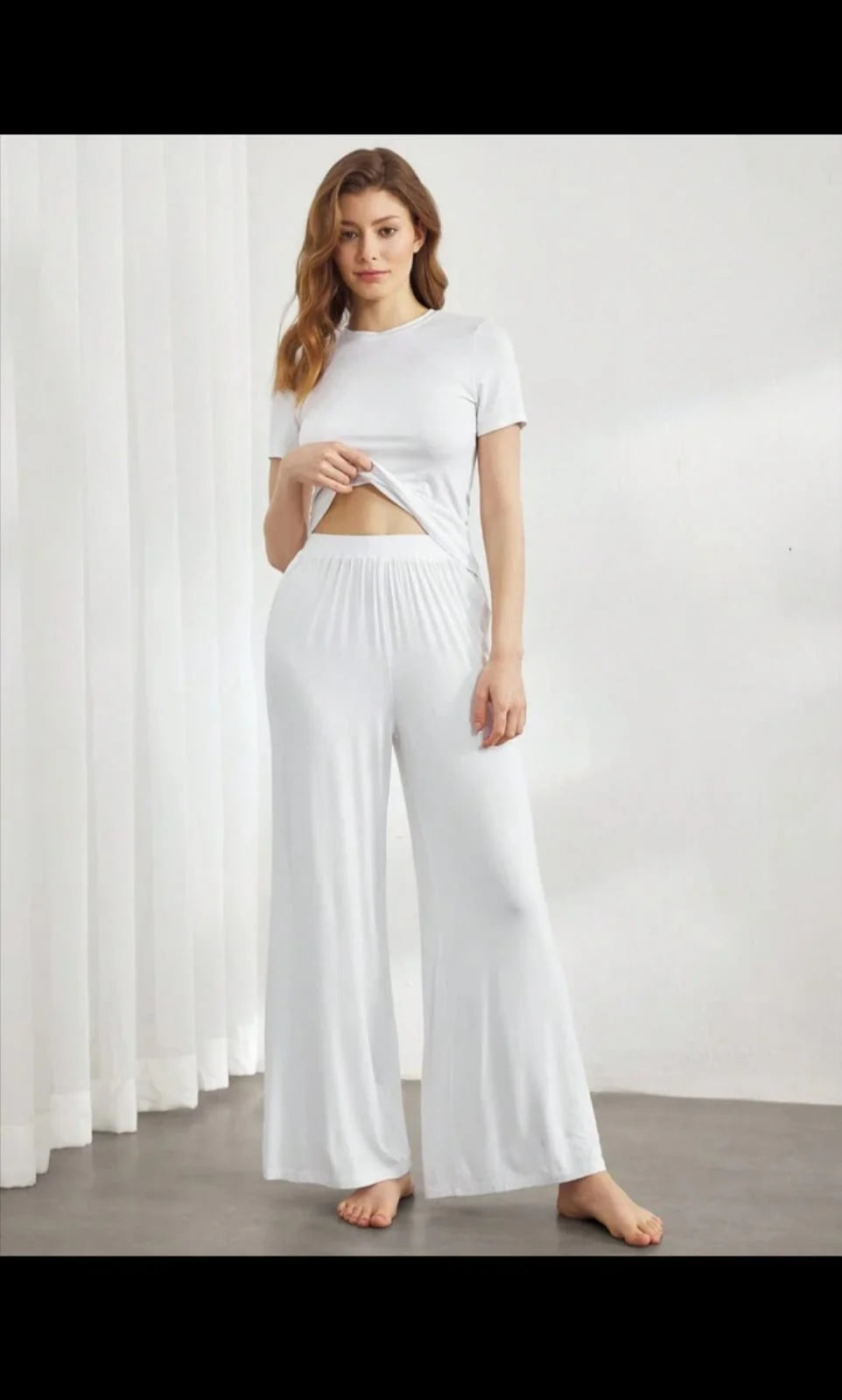 Pack of 3 Women's Loose Plain Plazo Pajamas – Comfortable Everyday Wear