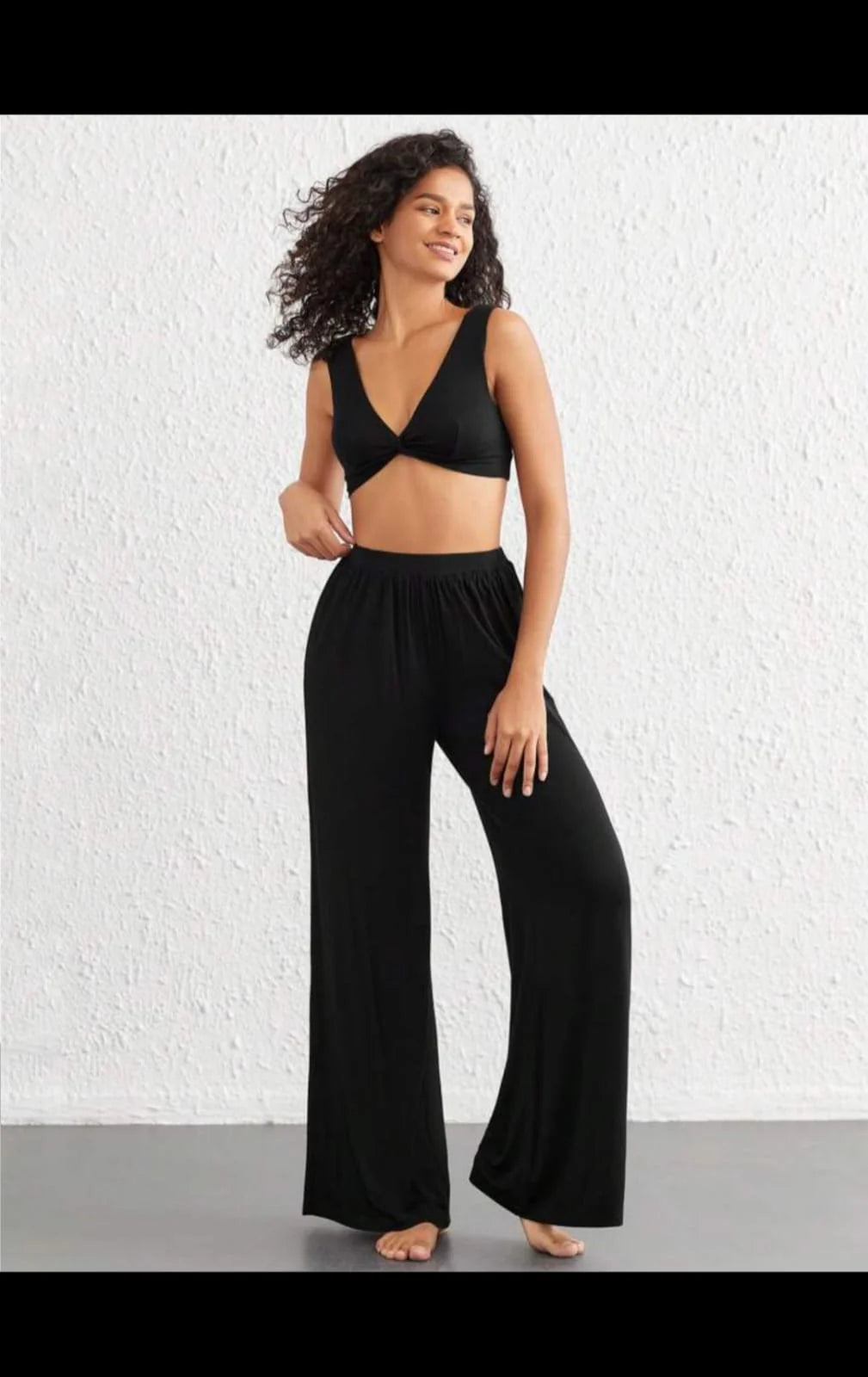 Pack of 3 Women's Loose Plain Plazo Pajamas – Comfortable Everyday Wear