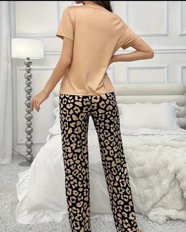 Brown You Are Beautiful Butterfly Half Sleeves with Printed pajama