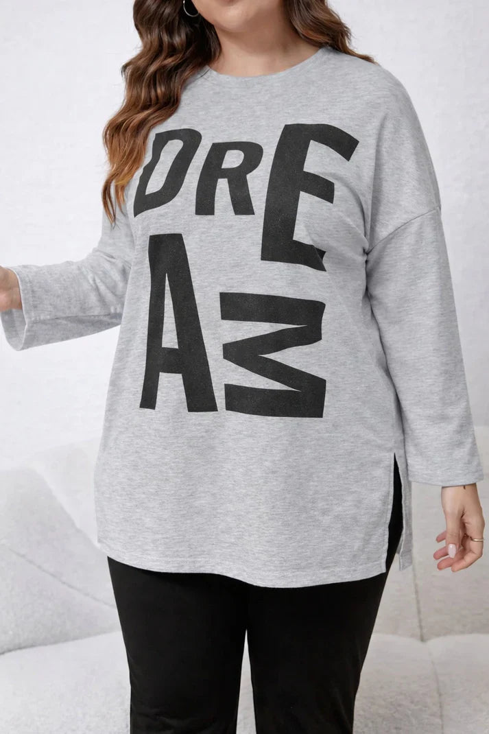 Grey Dreams long Shirt with black trouser