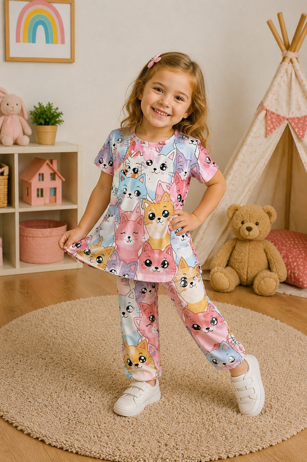 Digital printed kids suit DG-0010