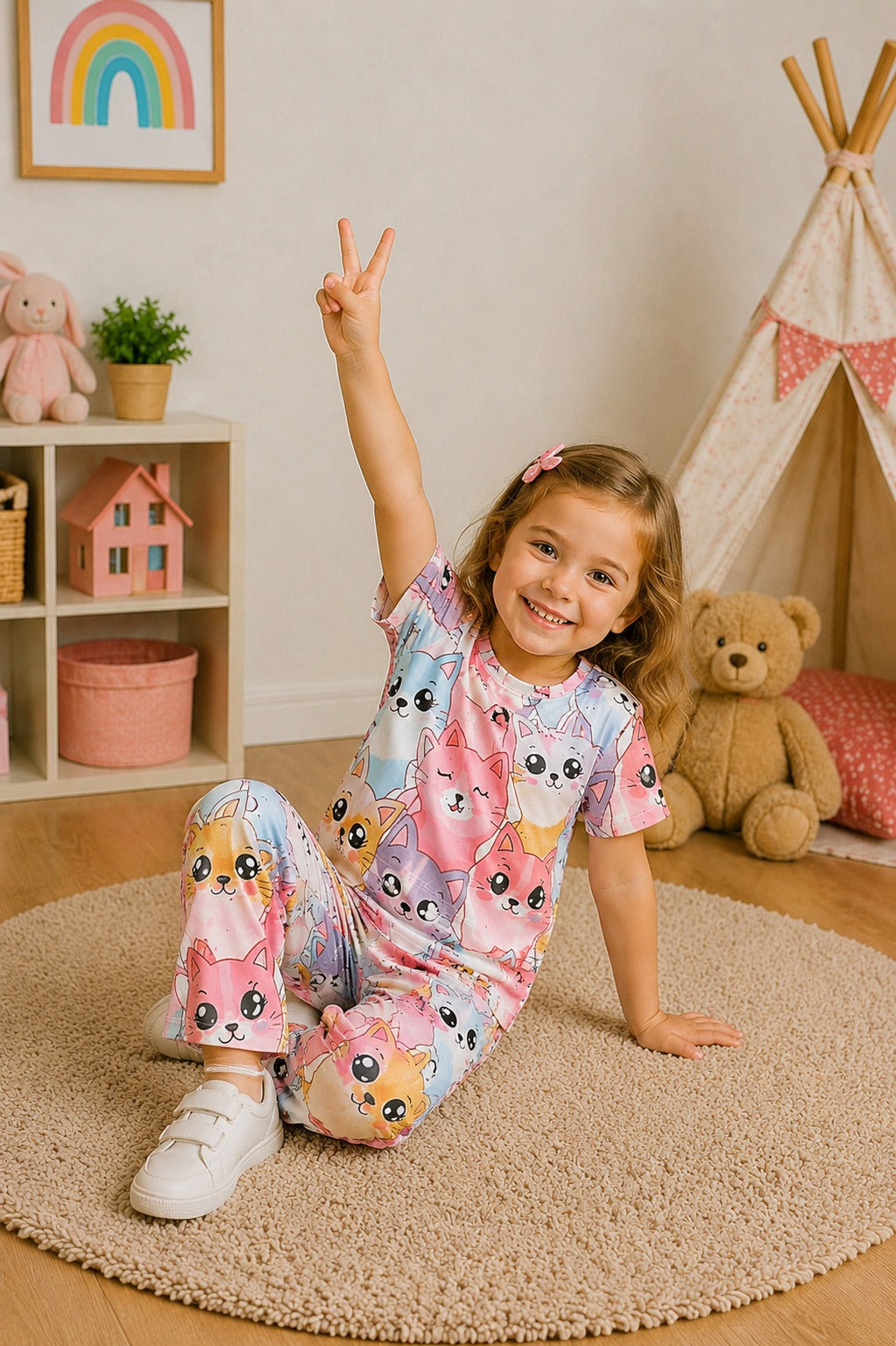 Digital printed kids suit DG-0010 view 2
