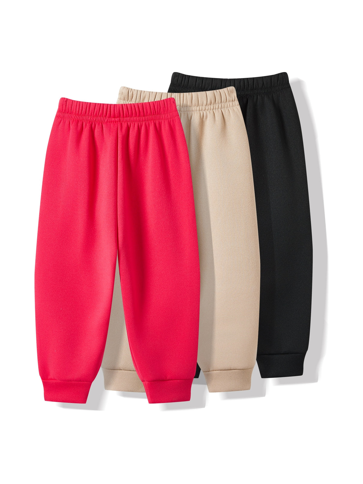 Kids Cute Graphic Fleece Sweatpants – Panda, Bear & Monster