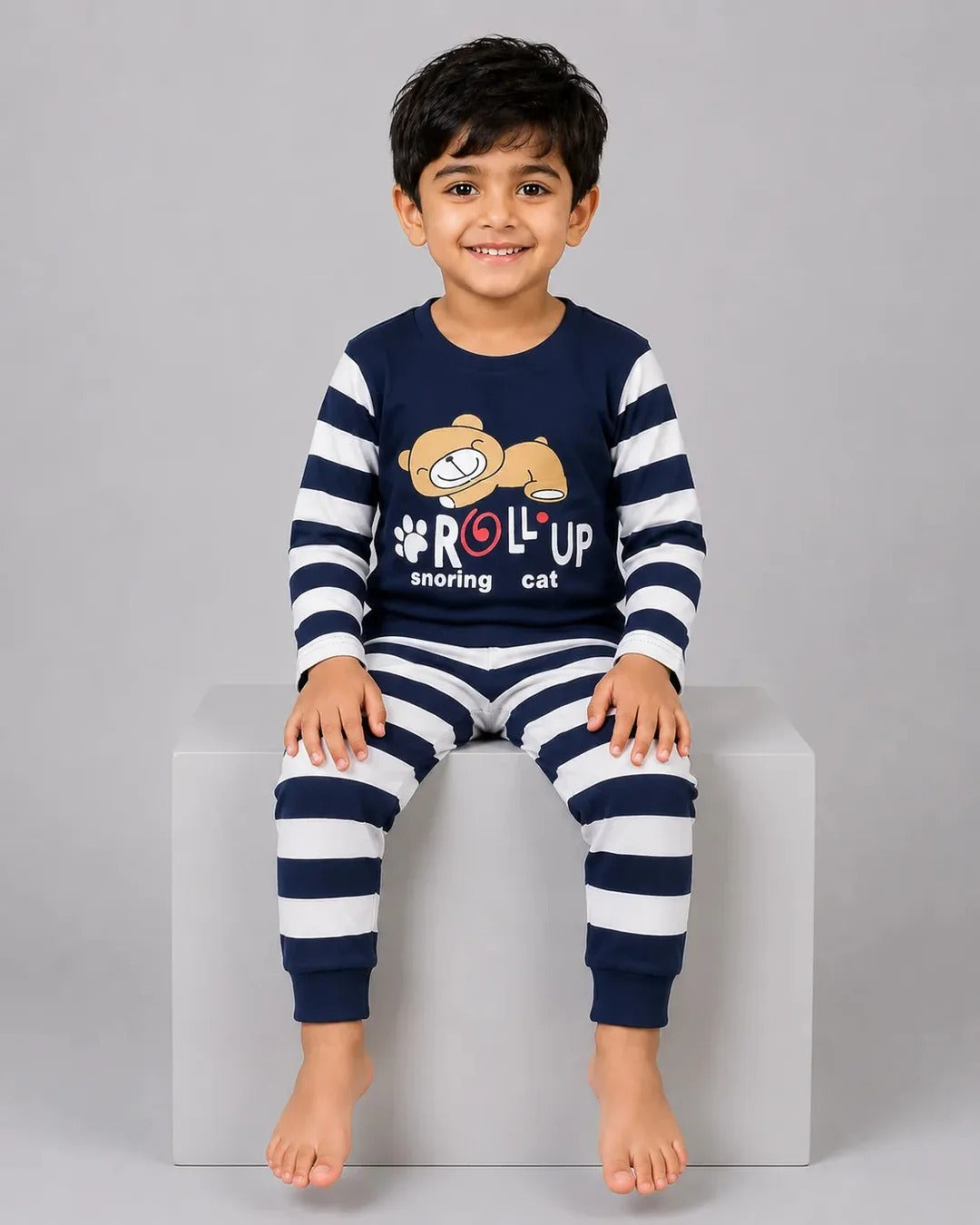 Blue Roll up Kids Wear