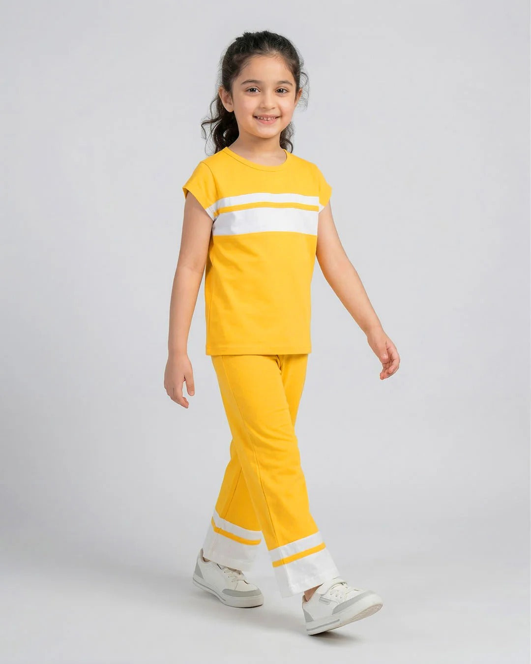 Girl Luxe Pajama Set - Yellow
