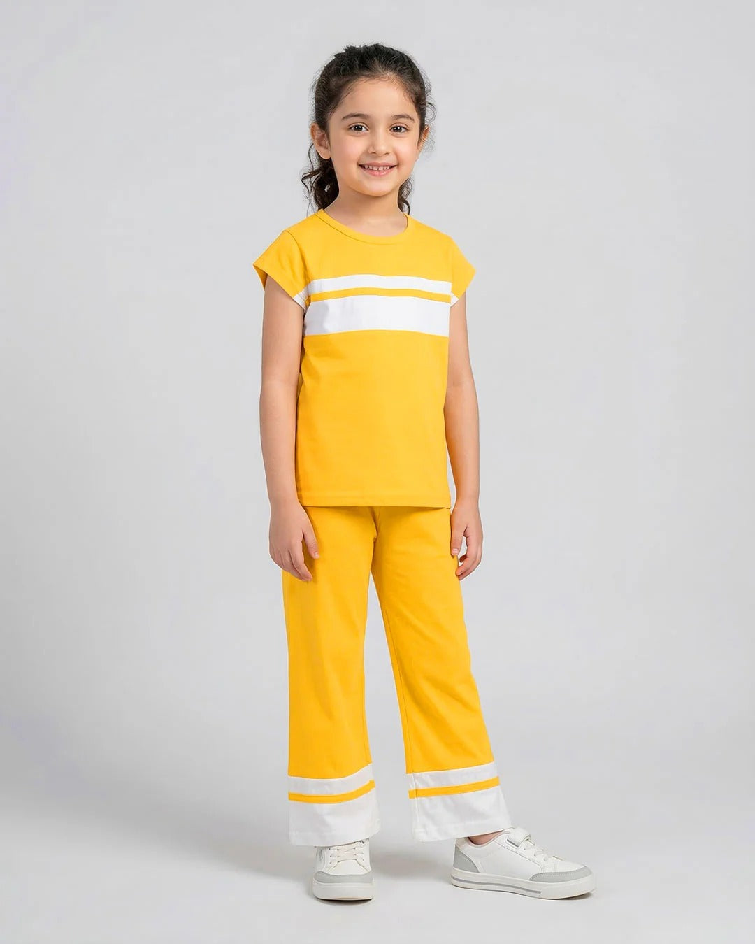 Girl Luxe Pajama Set - Yellow